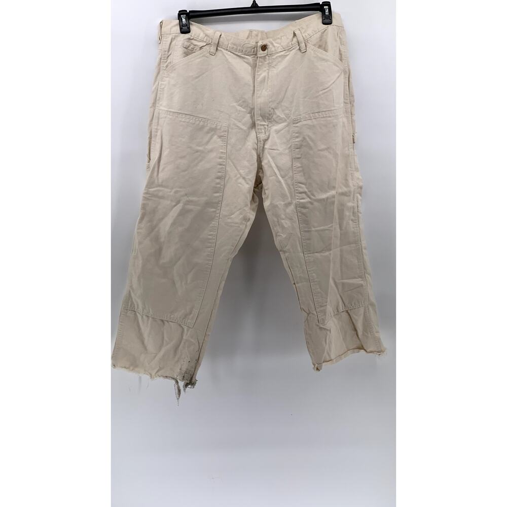 ROUND HOUSE Men's Off-White Carpenter Painter Pants SZ 42
